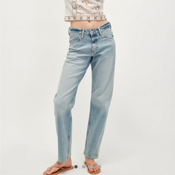 Lee Classic Rider jeans size 30 10 retro NWOT Free People - Picture 1 of 9